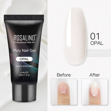 Rosalind Rosalind Poly Gel Nail Vernis Long-Lasting Nail Polish 30ML 11 Colors